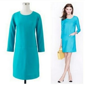 J. Crew Turquoise Dress